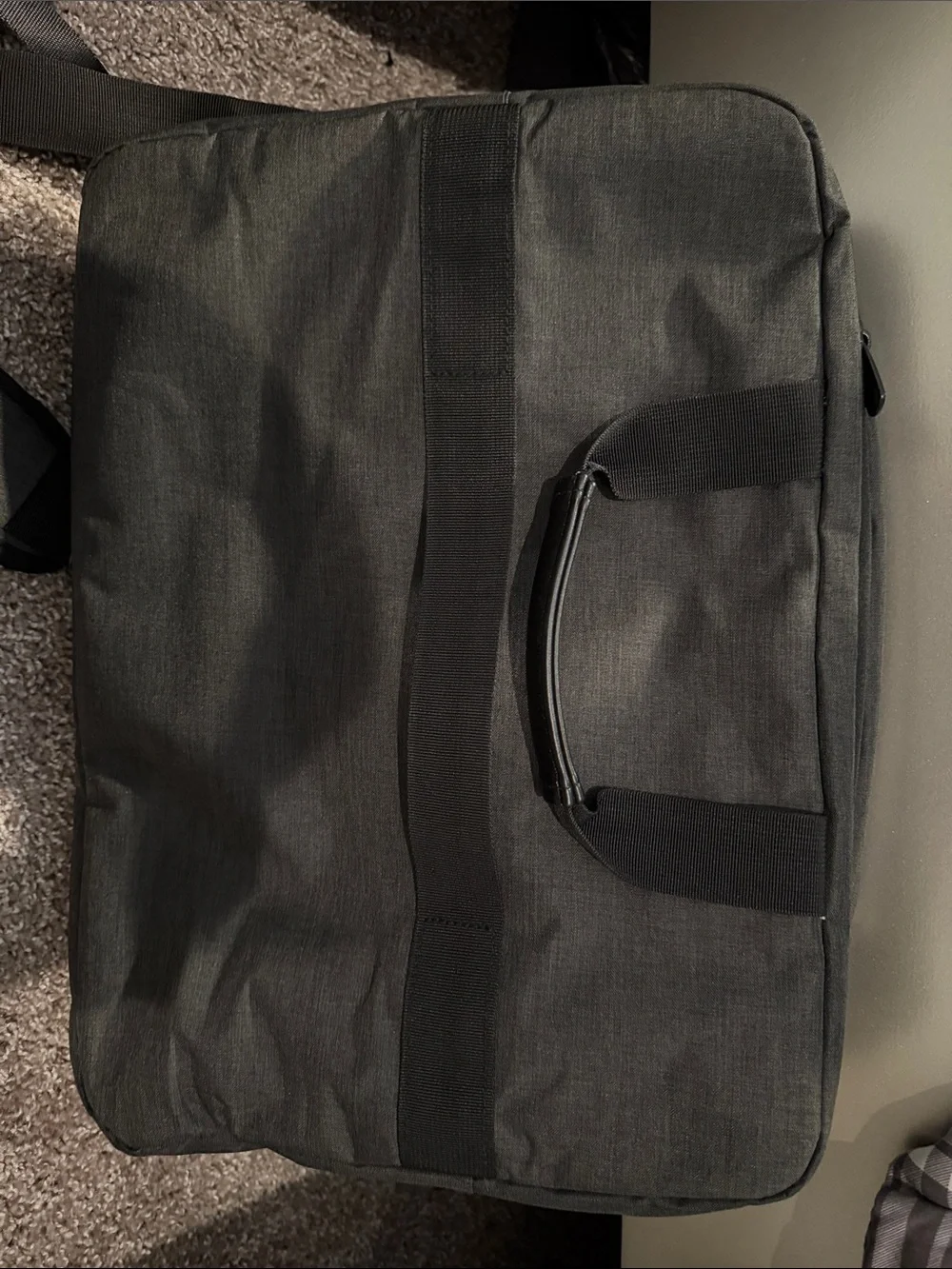 Men's Black Laptop Briefcase Bag - Professional Carry by